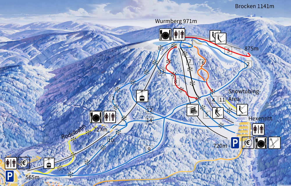 Wintersportgebiet Wurmberg - Braunlage - relexa hotel Braunlage