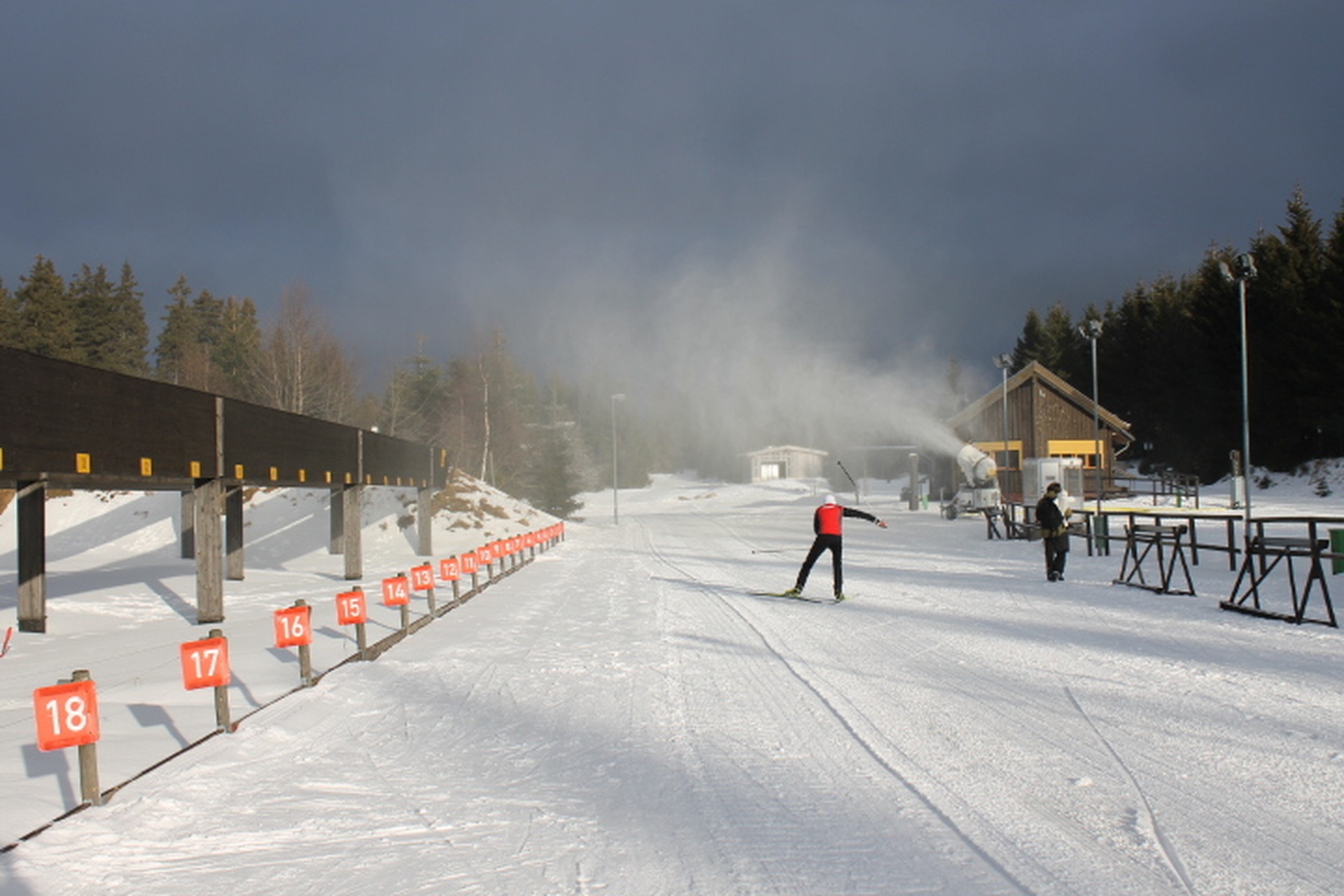Skating auf der Wettkampfloipe am Sonnenberg Harz