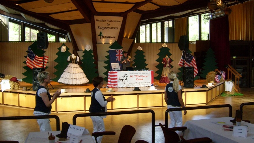 Die Crazy Mountains Girls bei der Probe