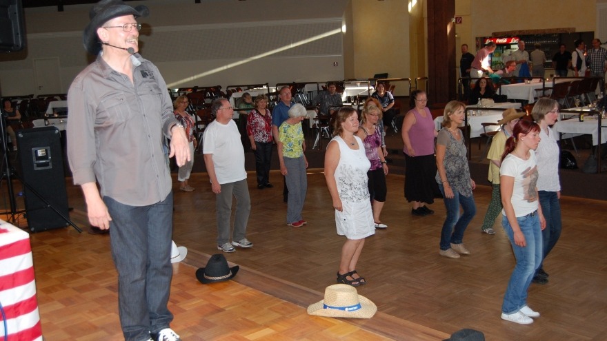 DJ Wildhorse Frank auf der Bühne