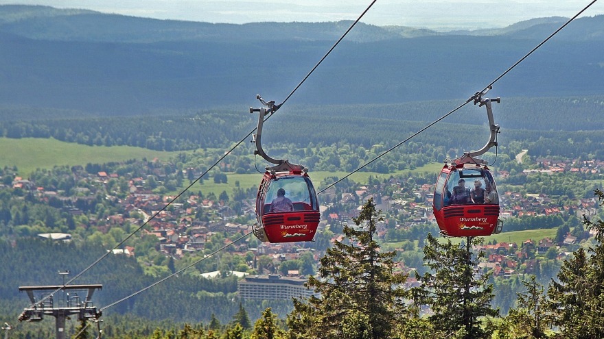 Die Seilbahnen auf dem Wurmberg